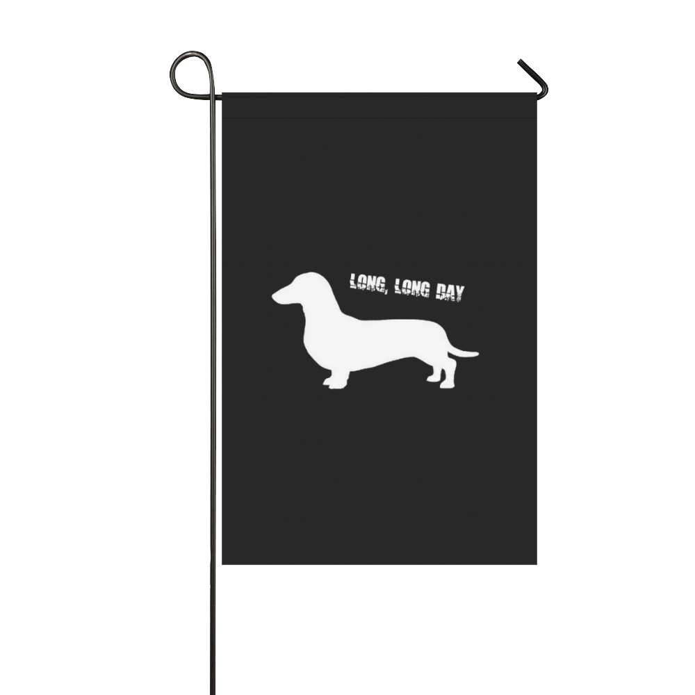 Long Day by Popart Lover Garden Flag 12‘’x18‘’（Without Flagpole）