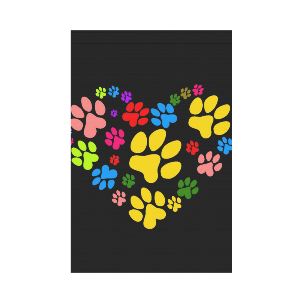 Paws by Popart Lover Garden Flag 12‘’x18‘’（Without Flagpole）