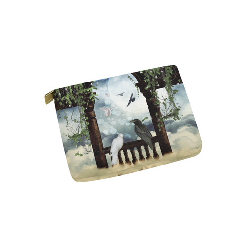 The crow and the dove Carry-All Pouch 6''x5''