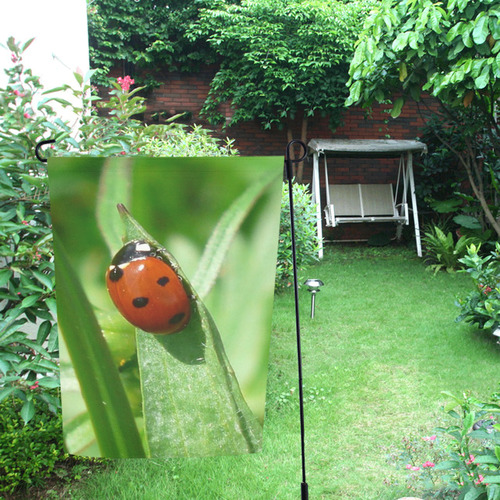 lady bug by JamColors Garden Flag 12‘’x18‘’（Without Flagpole）
