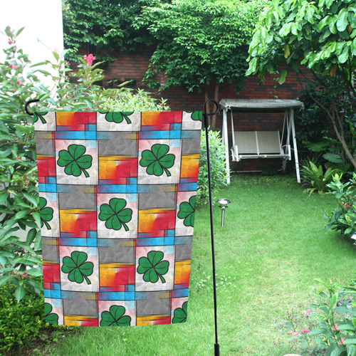 Luck by Popart Lover Garden Flag 12‘’x18‘’（Without Flagpole）