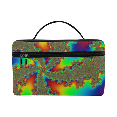 Neon Glow by Martina Webster Cosmetic Bag/Large (Model 1658)