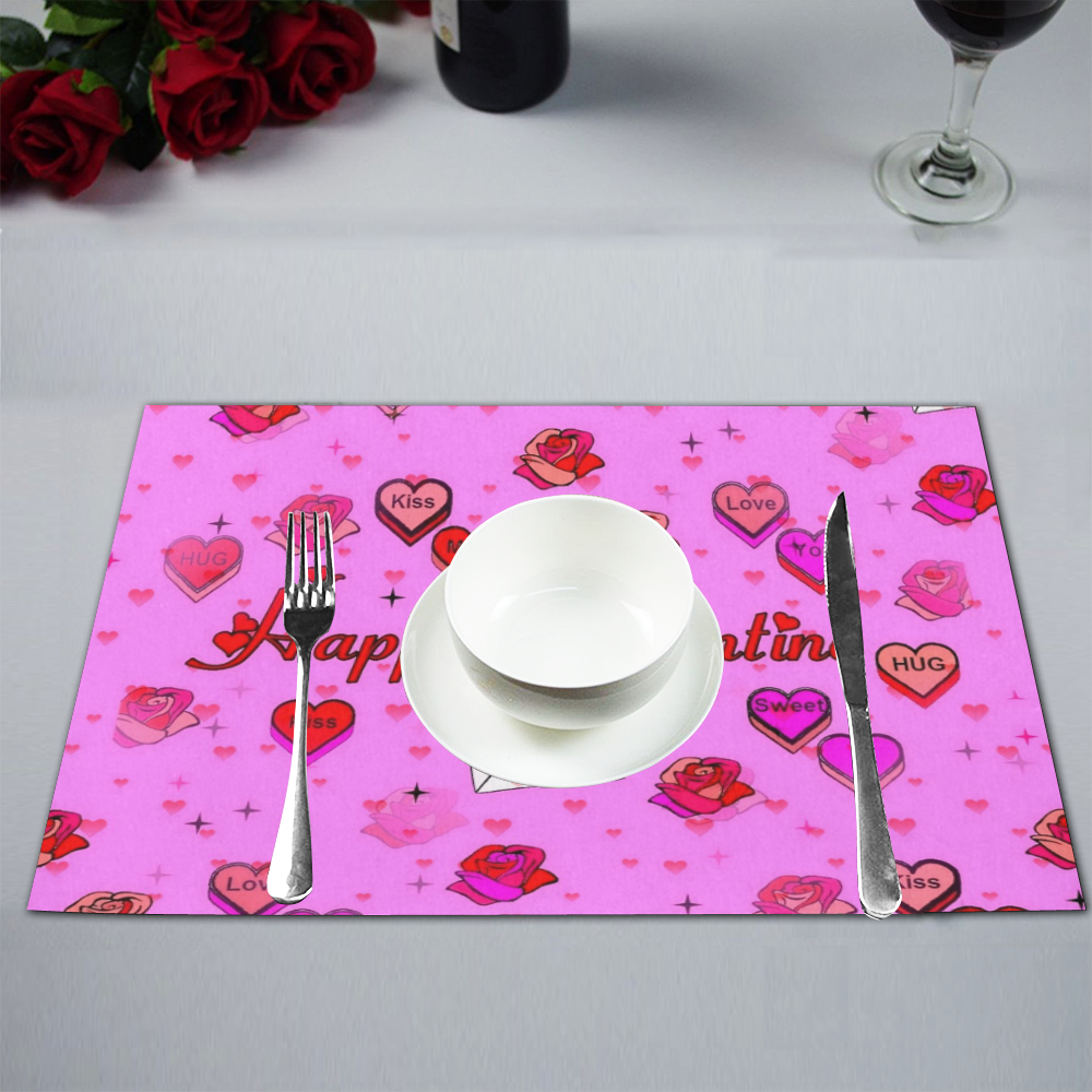 Valentine by Popart Lover Placemat 12’’ x 18’’ (Set of 4)