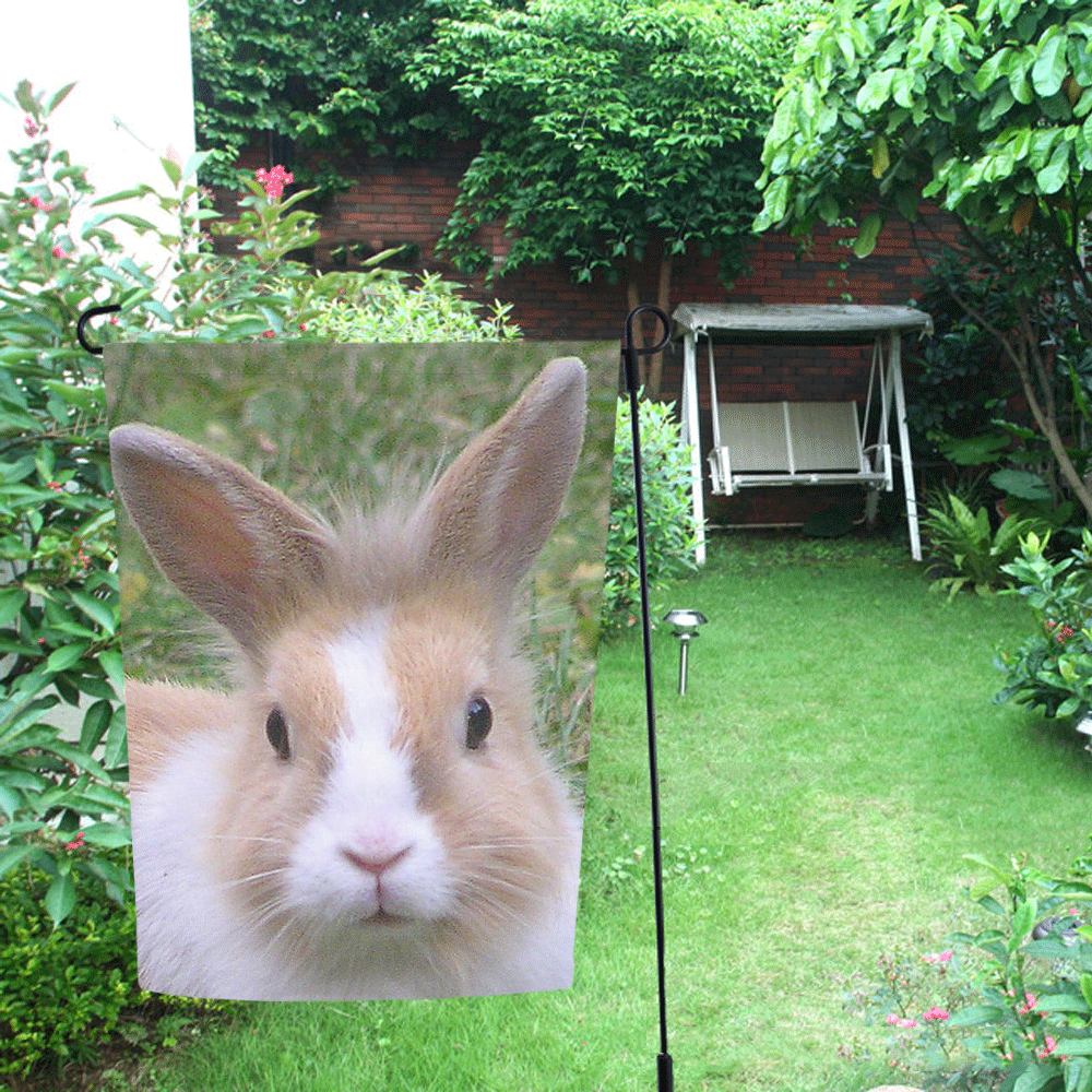 cute rabbit by JamColors Garden Flag 12‘’x18‘’（Without Flagpole） | ID ...