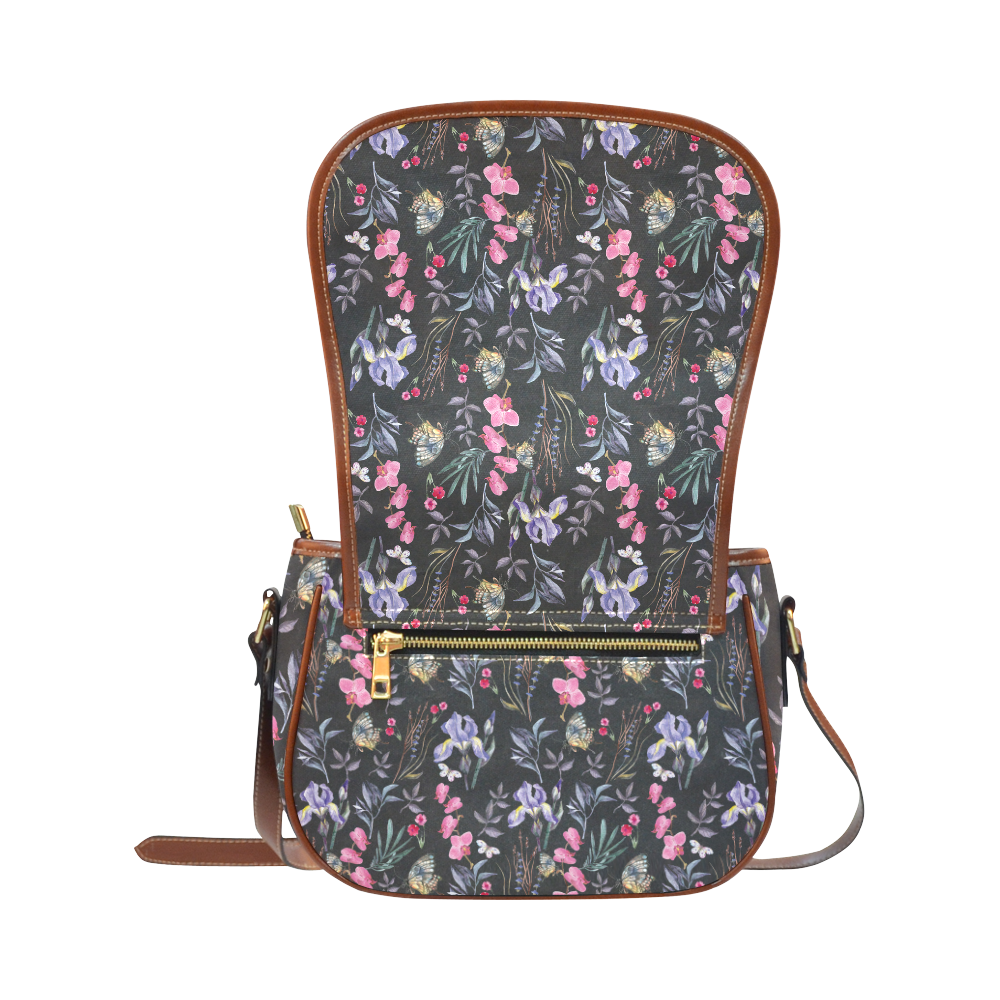 Wildflowers I Saddle Bag/Small (Model 1649) Full Customization