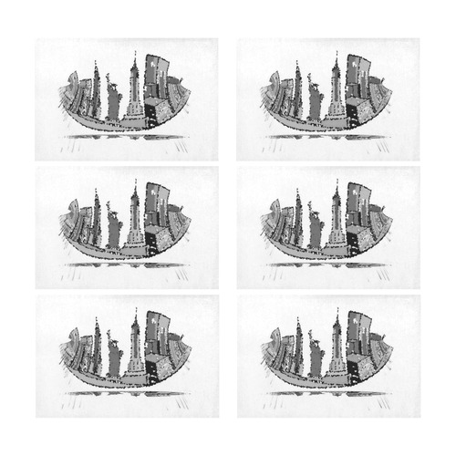 NYC by Popart Lover Placemat 12’’ x 18’’ (Set of 6)