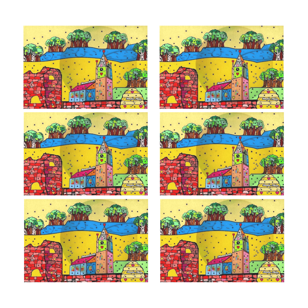 Immekath by Nico Bielow Placemat 12’’ x 18’’ (Set of 6)