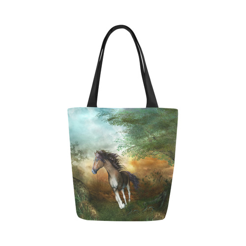 Wonderful running horse Canvas Tote Bag (Model 1657)