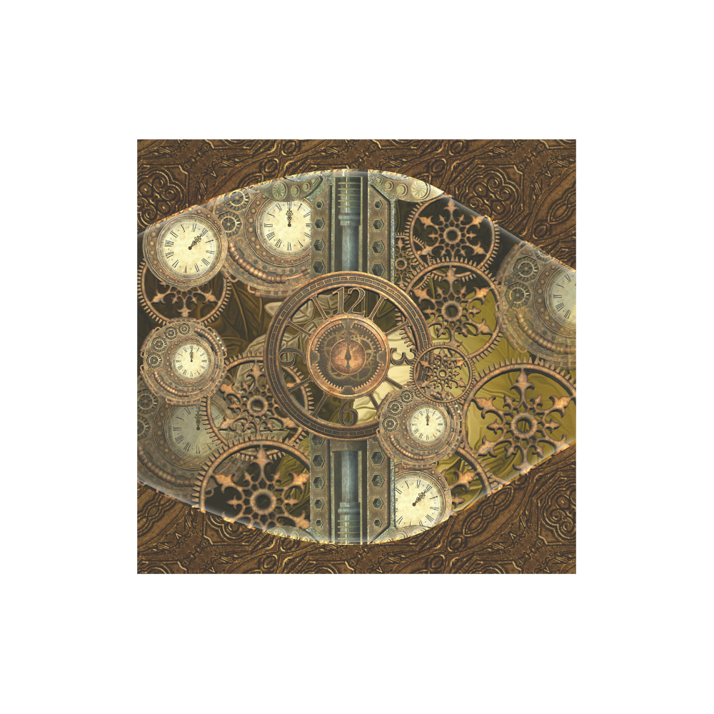 Steampunk clocks and gears Canvas Tote Bag (Model 1657)