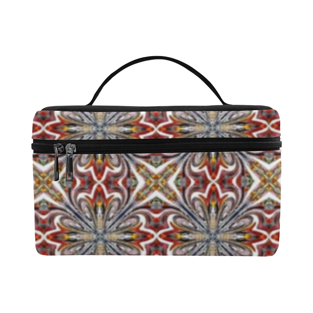 X Marks the Spot Geometric Cosmetic Bag/Large (Model 1658)