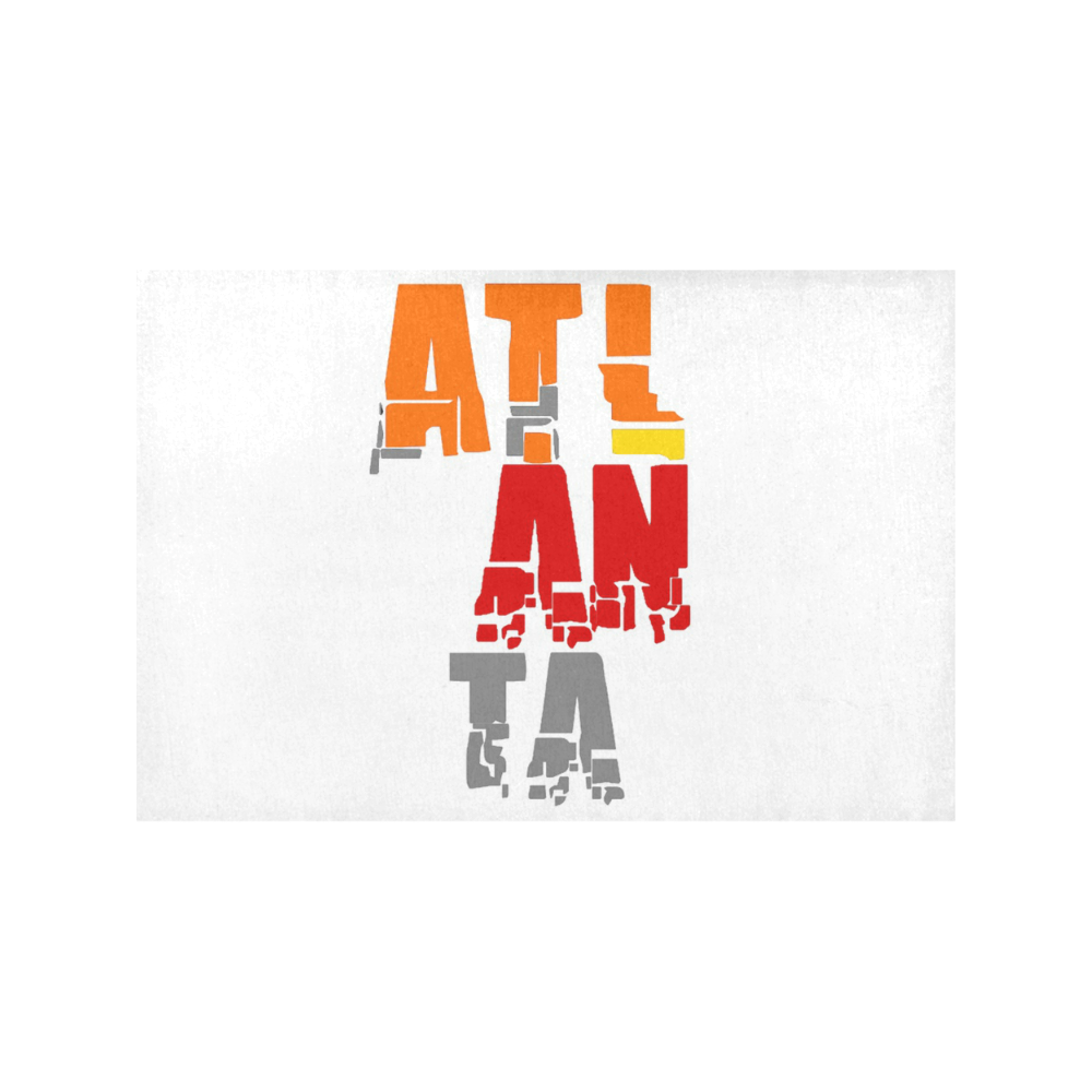 Atlanta  by Artdream Placemat 12’’ x 18’’ (Two Pieces)