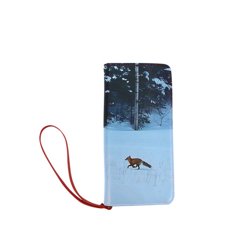 Fox on the Run Women's Clutch Wallet (Model 1637)