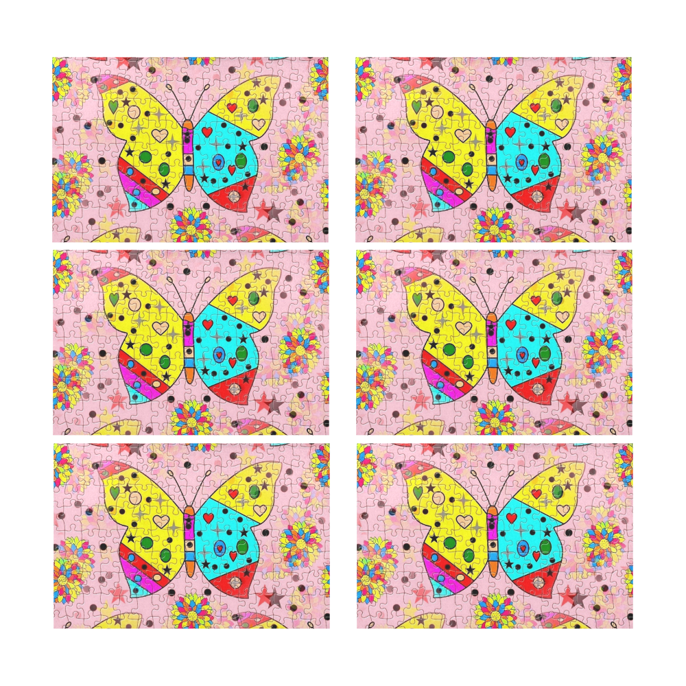 Butterfly by Popart Lover Placemat 12’’ x 18’’ (Set of 6)