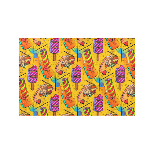 Ice by Popart Lover Placemat 12’’ x 18’’ (Set of 6)