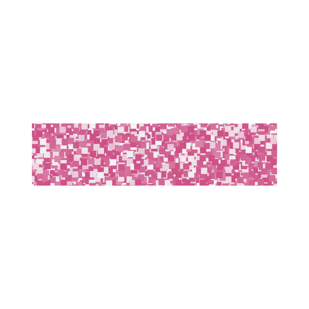 Pink Yarrow Pixels Cosmetic Bag/Large (Model 1658)