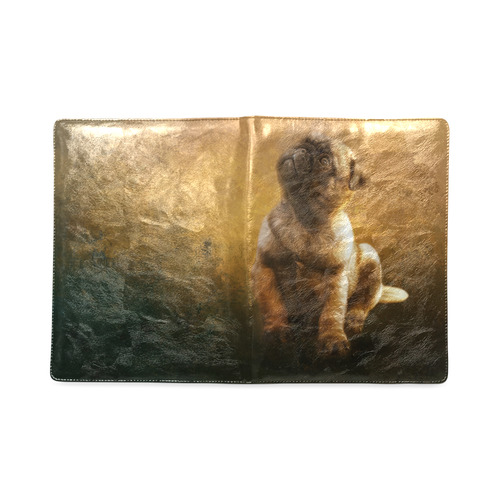 Cute painting pug puppy Custom NoteBook B5