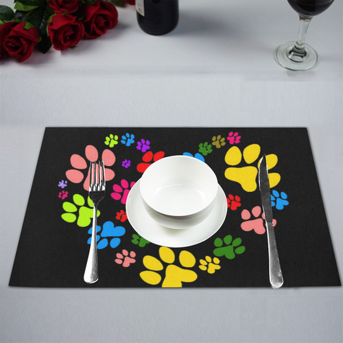 Paws by Popart Lover Placemat 12’’ x 18’’ (Set of 2)