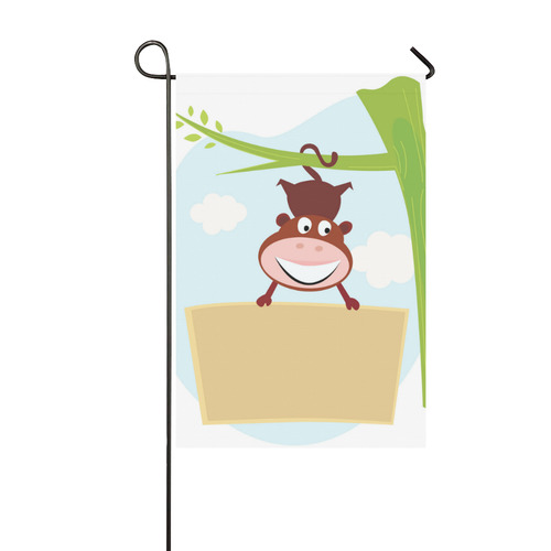 Flag with Monkey : New design in Shop Garden Flag 12‘’x18‘’（Without Flagpole）