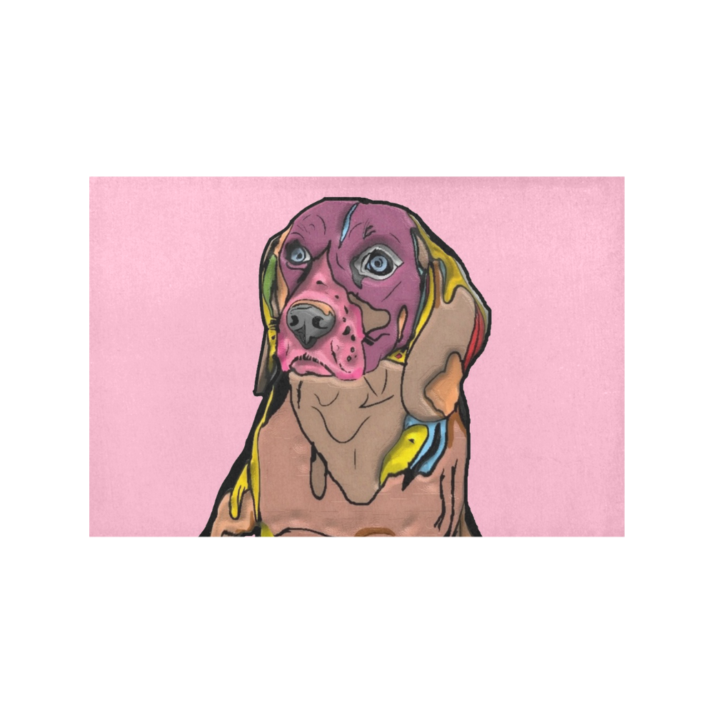 Beagle by Nico Bielow Placemat 12’’ x 18’’ (Set of 2)