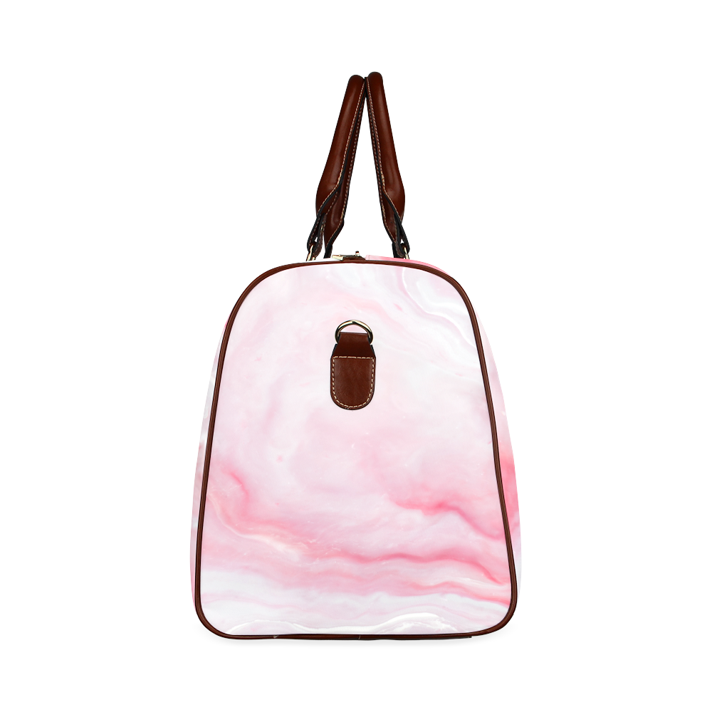 marble painted illustrations Waterproof Travel Bag/Large (Model 1639)