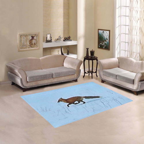 Fox on the Run Area Rug 5'3''x4'