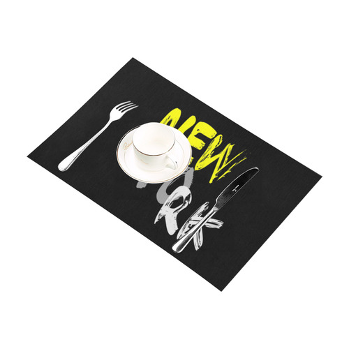 New York  by Artdream Placemat 12’’ x 18’’ (Set of 2)