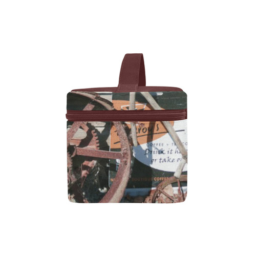 Spitting on sidewalks prohibited, photo Cosmetic Bag/Large (Model 1658)