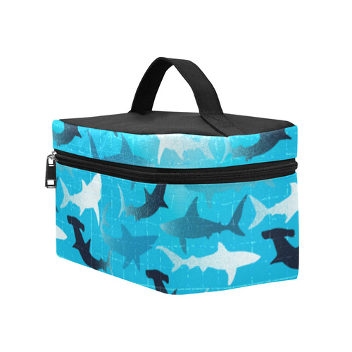 sharks! Cosmetic Bag/Large (Model 1658)