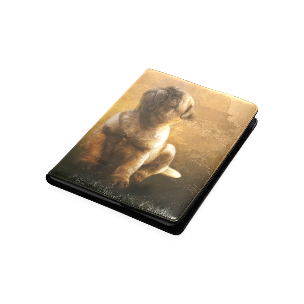 Cute painting pug puppy Custom NoteBook B5
