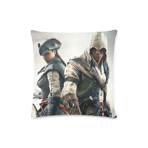 Assassin's Creed pillow cases Custom Zippered Pillow Case 16"x16"(Twin Sides)