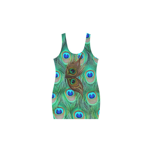 Indian Peacock Dress Medea Vest Dress (Model D06)