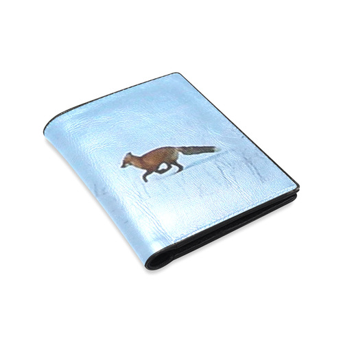 Fox on the Run Men's Leather Wallet (Model 1612)