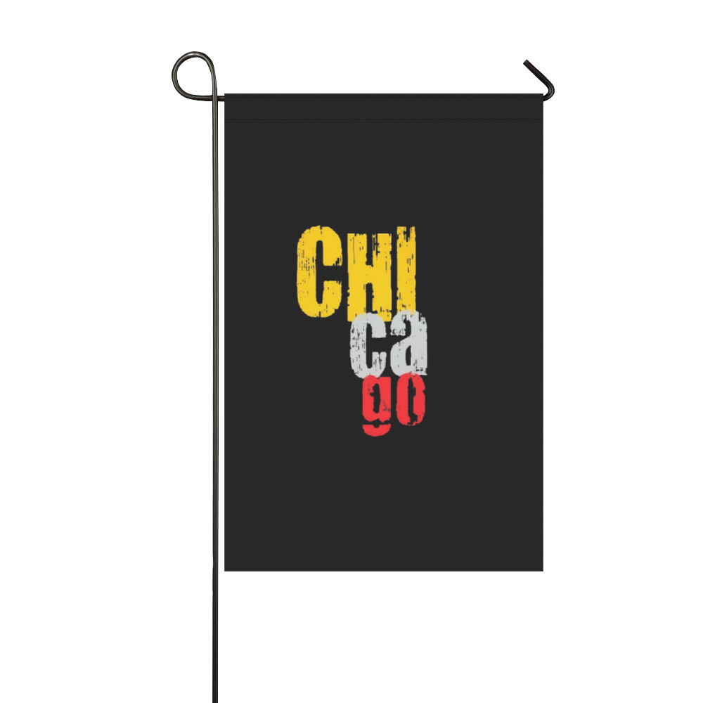 Chicago by Artdream Garden Flag 12‘’x18‘’（Without Flagpole）