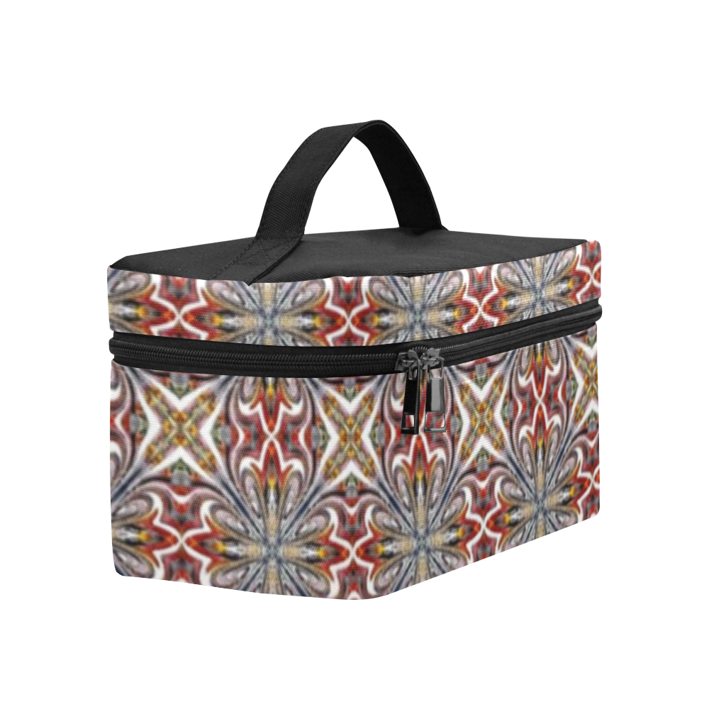 X Marks the Spot Geometric Cosmetic Bag/Large (Model 1658)