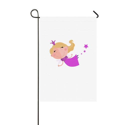 Little stylish flying Princess / PINK EDITION Garden Flag 12‘’x18‘’（Without Flagpole）