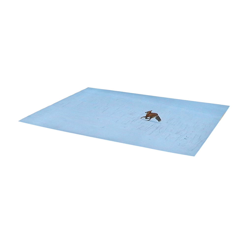 Fox on the Run Area Rug 9'6''x3'3''