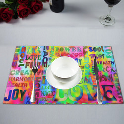 Flower Power - WORDS OF THE SPIRIT WAY Placemat 12''x18''