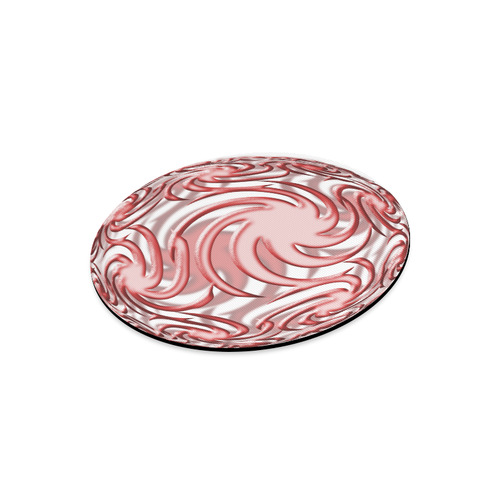 3-D Red Ball Round Mousepad