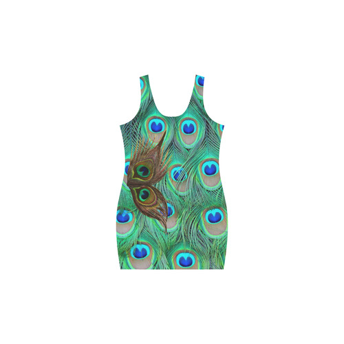 Indian Peacock Dress Medea Vest Dress (Model D06)