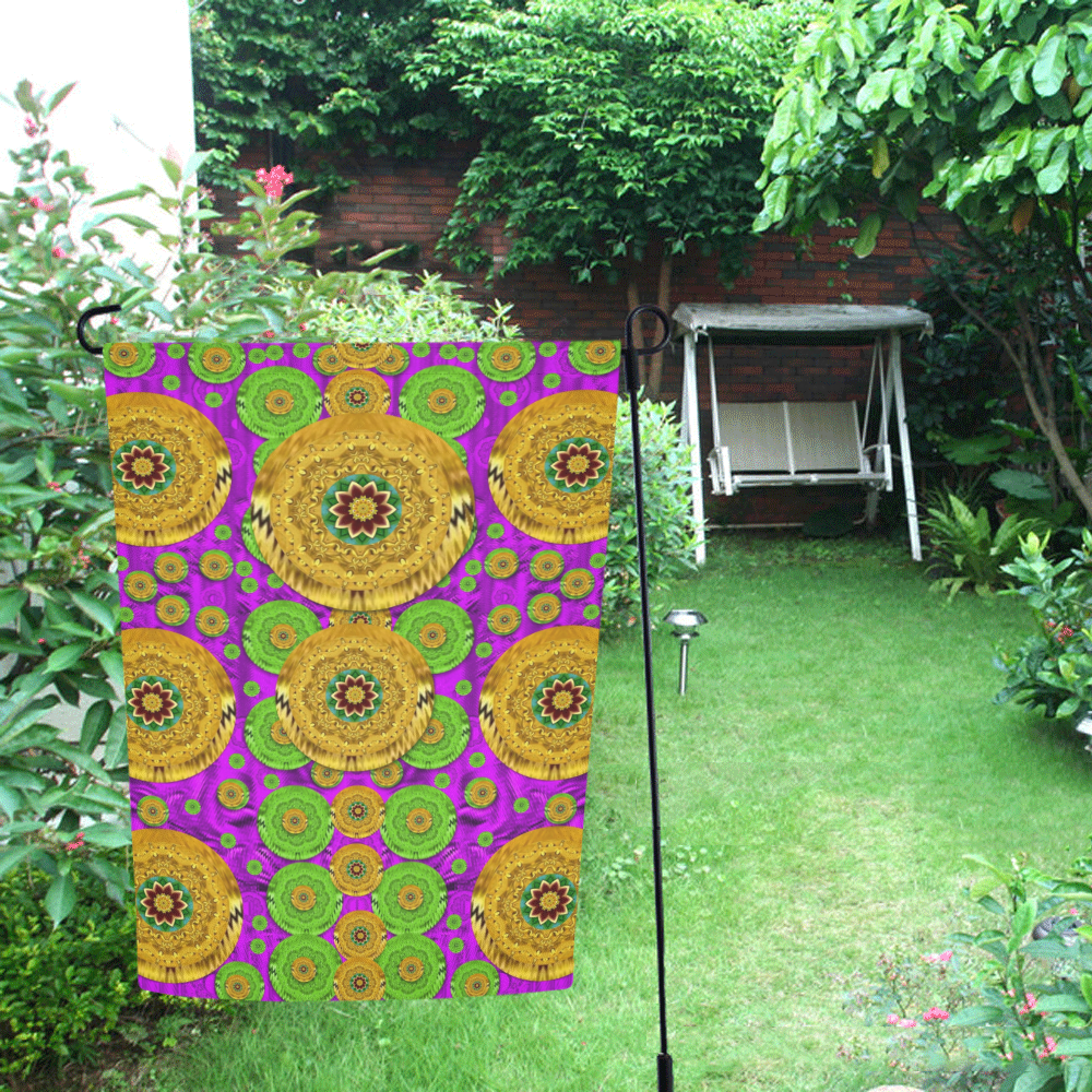 Fantasy sunroses in the sun Garden Flag 12‘’x18‘’（Without Flagpole）