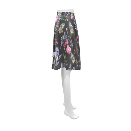 Wildflowers I Athena Women's Short Skirt (Model D15)