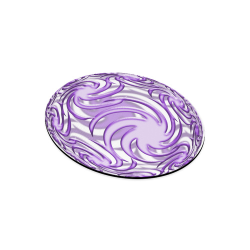 3-D Lilac Ball Round Mousepad