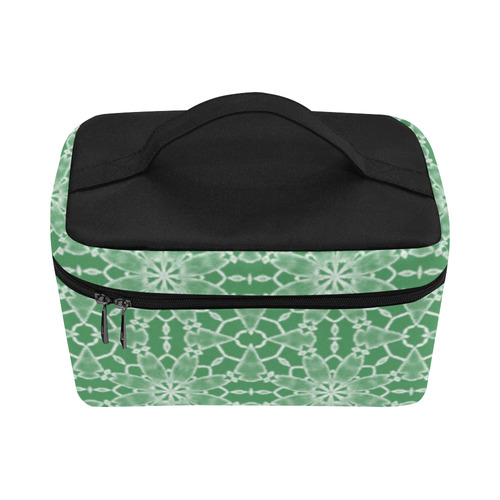 Sexy Green Lace Cosmetic Bag/Large (Model 1658)