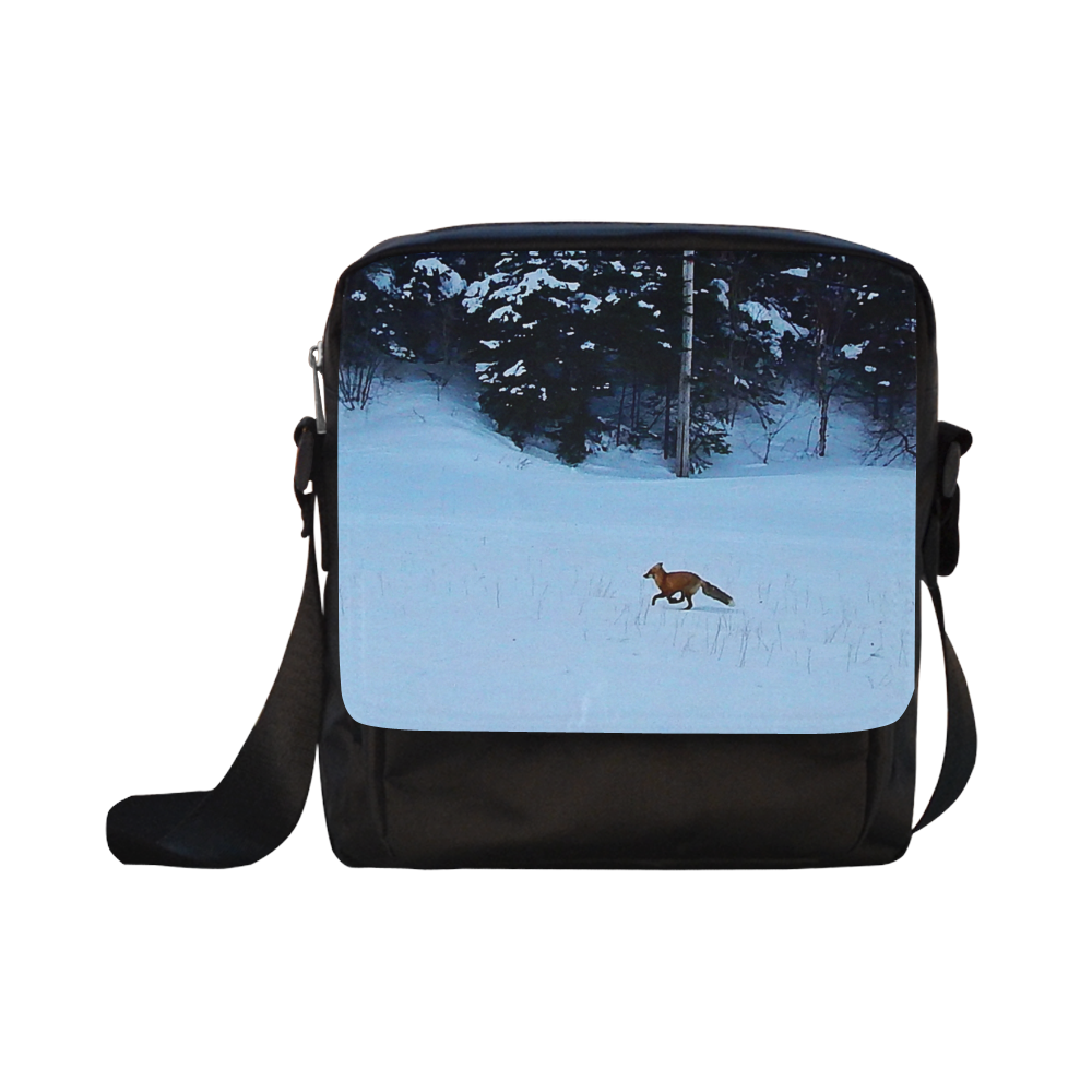 Fox on the Run Crossbody Nylon Bags (Model 1633)