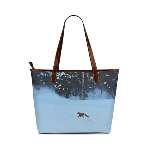 Fox on the Run Shoulder Tote Bag (Model 1646)