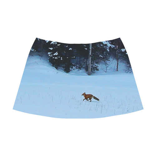 Fox on the Run Mnemosyne Women's Crepe Skirt (Model D16)