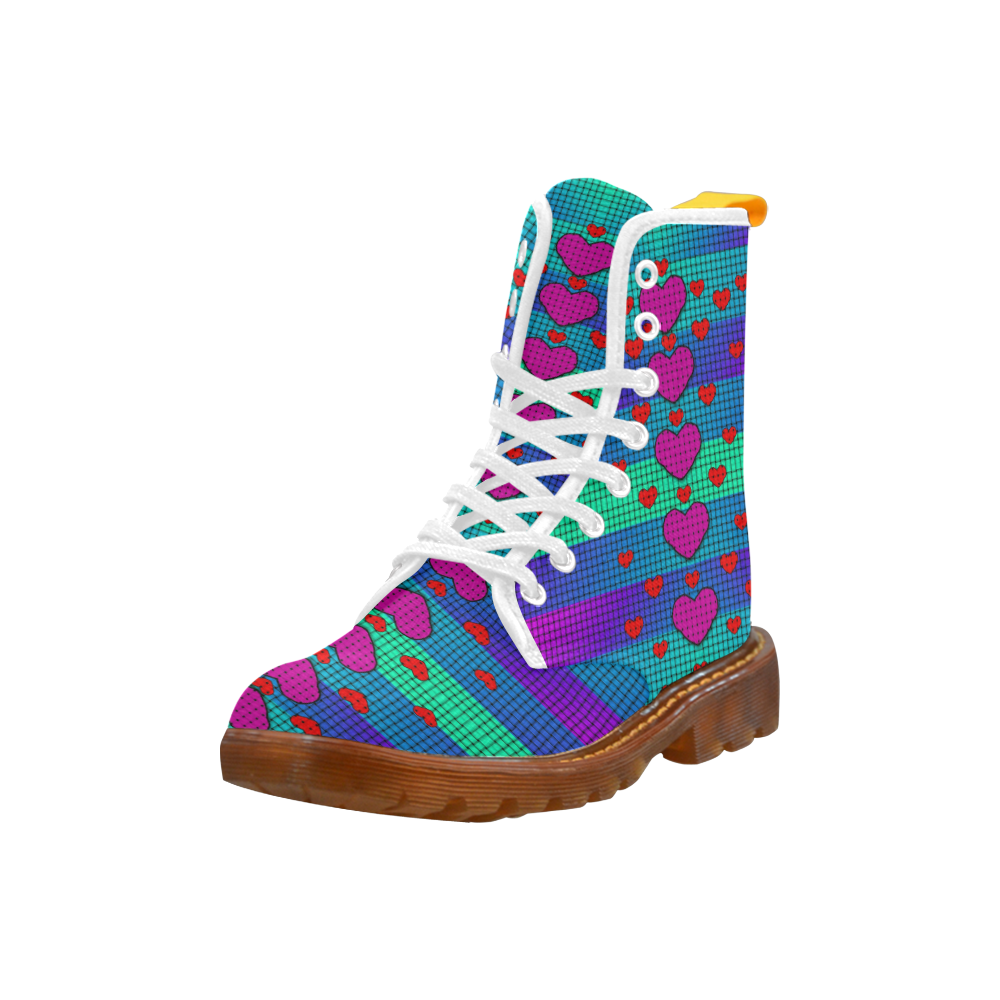 hearts and rainbows Martin Boots For Women Model 1203H
