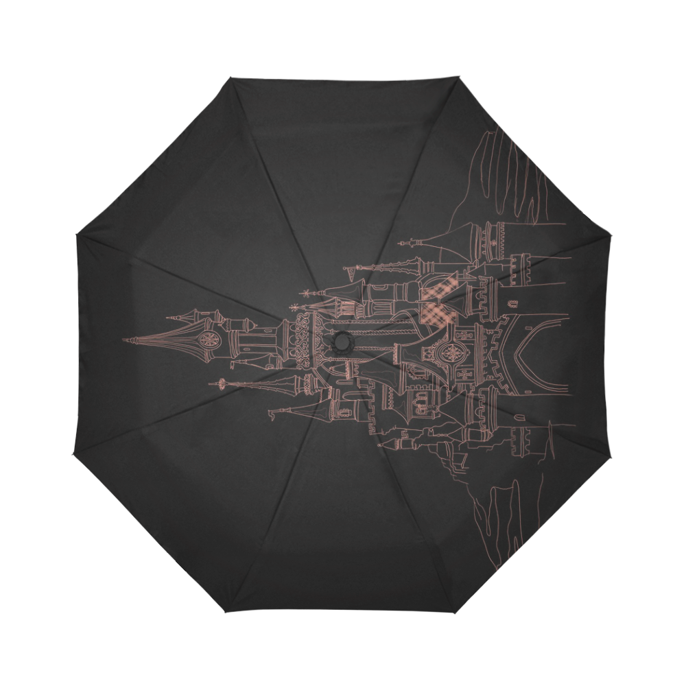 The Happiest place on earth Auto-Foldable Umbrella (Model U04)