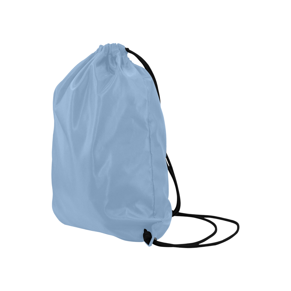 Placid Blue Large Drawstring Bag Model 1604 (Twin Sides)  16.5"(W) * 19.3"(H)