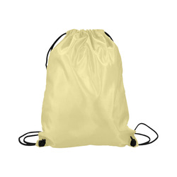 Custard Large Drawstring Bag Model 1604 (Twin Sides)  16.5"(W) * 19.3"(H)